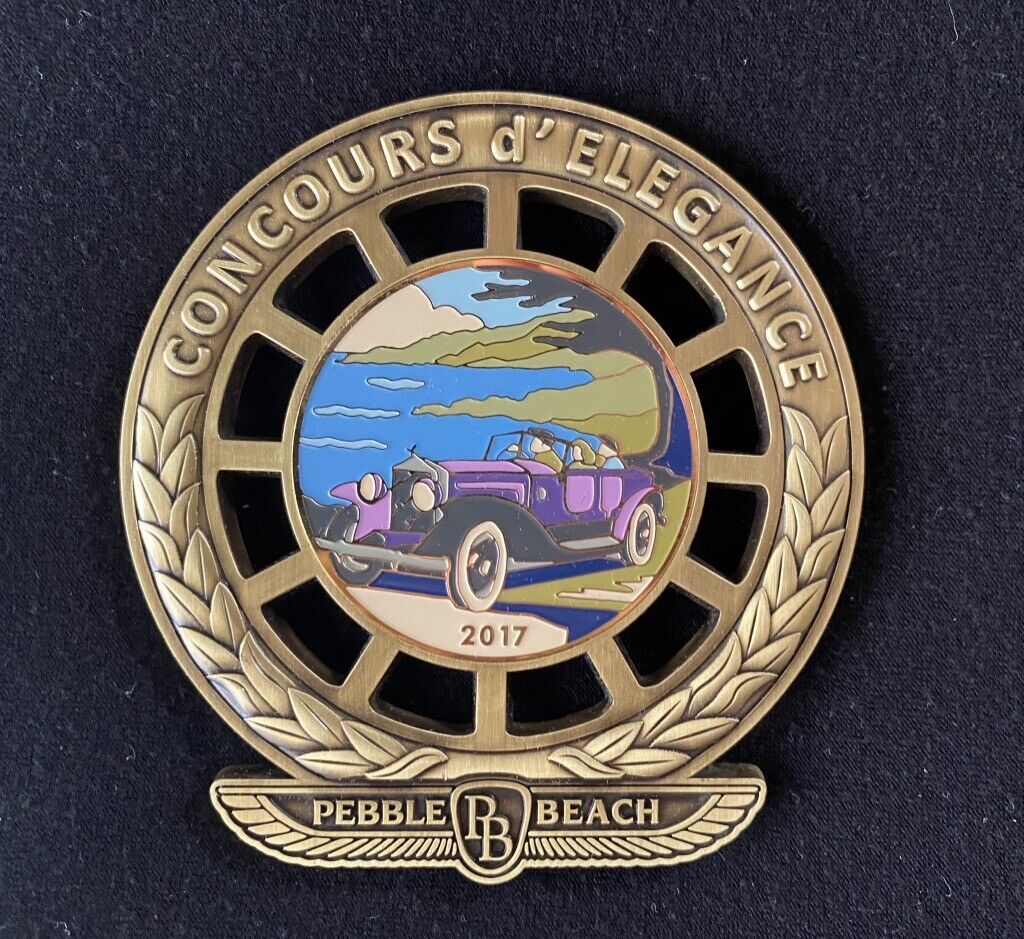 2017 Pebble Beach Concours d'Elegance ISOTTA FRASCHINI Grille Badge 