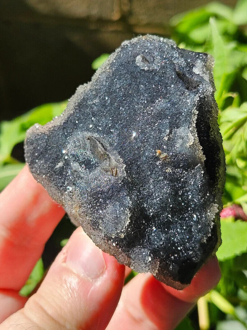 146g Sphalerite/Black Sphalerite/Sparkles/All Natural Mineral/Crystal