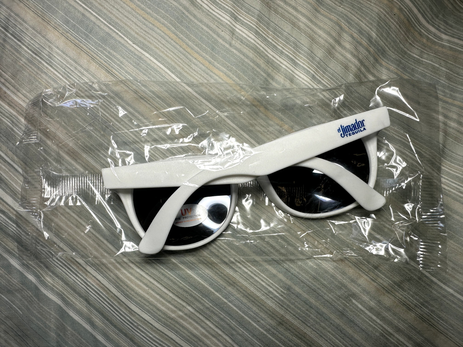 El Jimador Tequila UV Eye Protection White Sunglasses NEW
