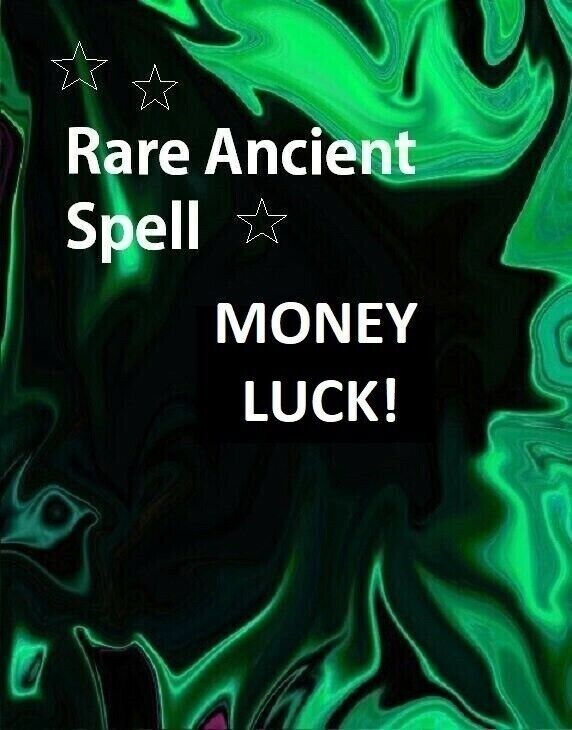 X3 Extreme Money Luck - Luck for Money $$$ -  Rare Pagan Magick Triple Casting