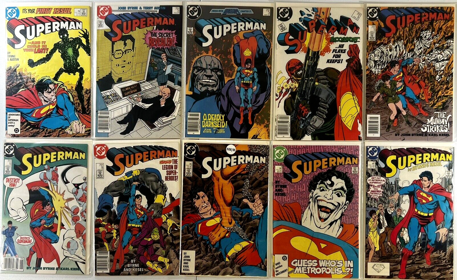 Superman #1-226 RUN + Annuals DC 1987 Lot of 230