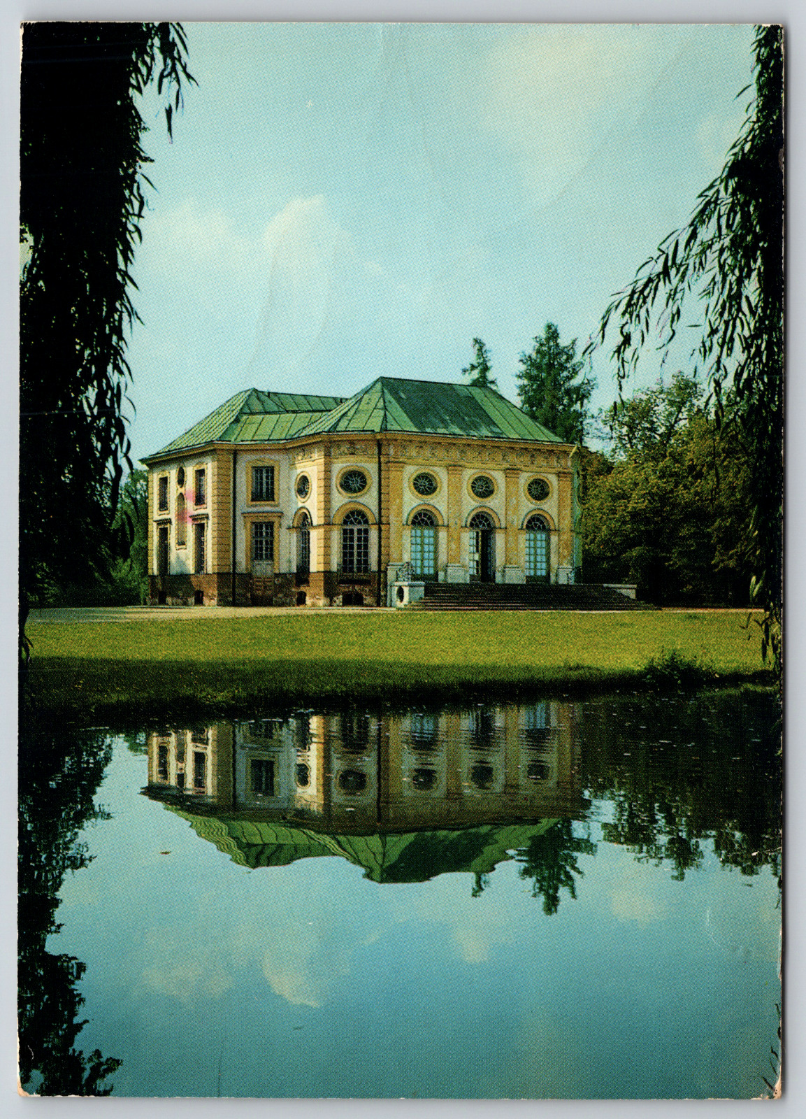 MUNICH Schloss Nymphenburg Badenburg  Vintage Postcard