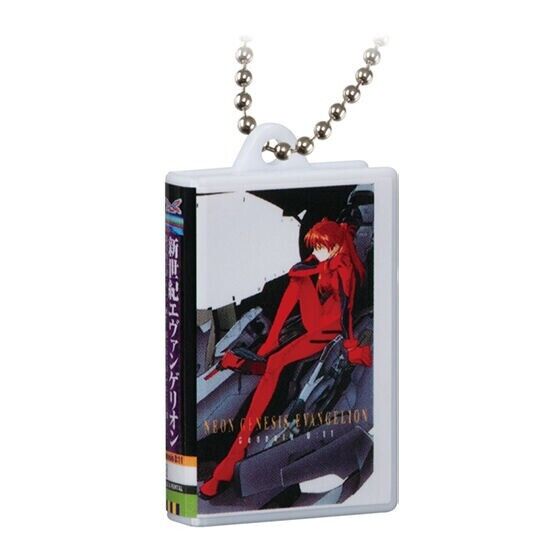 GASHAPON Neon Genesis Evangelion VHS Miniature Charm Collection Asuka Langley