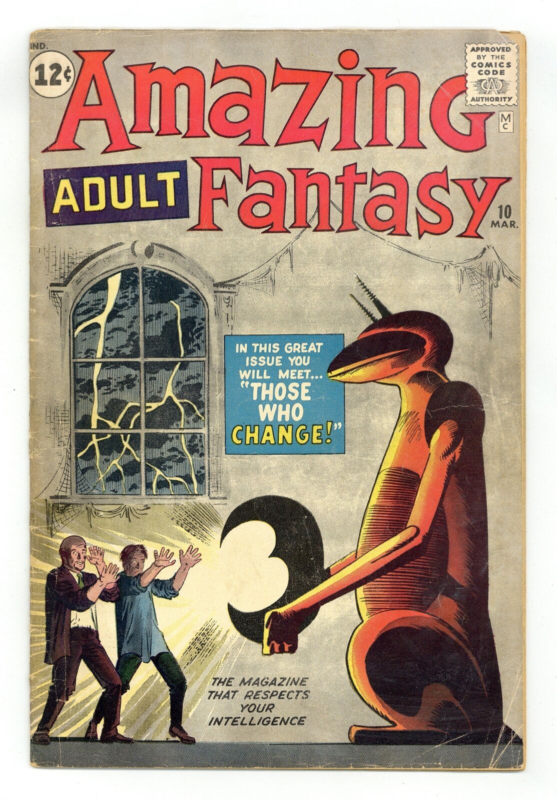 Amazing Adult Fantasy #10 GD/VG 3.0 RESTORED 1962