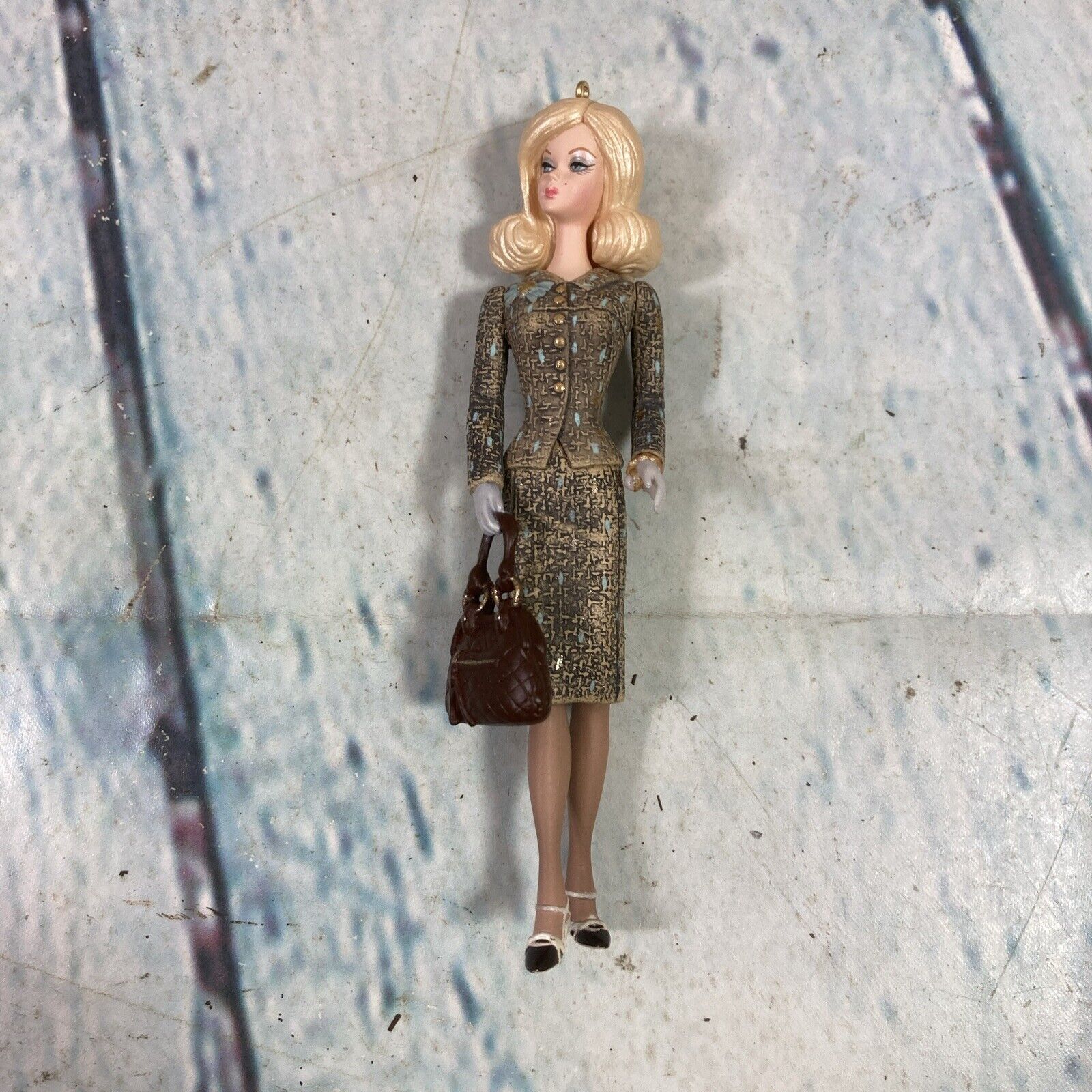 2012 Hallmark Barbie Tweed Indeed Ornament Christmas Keepsake