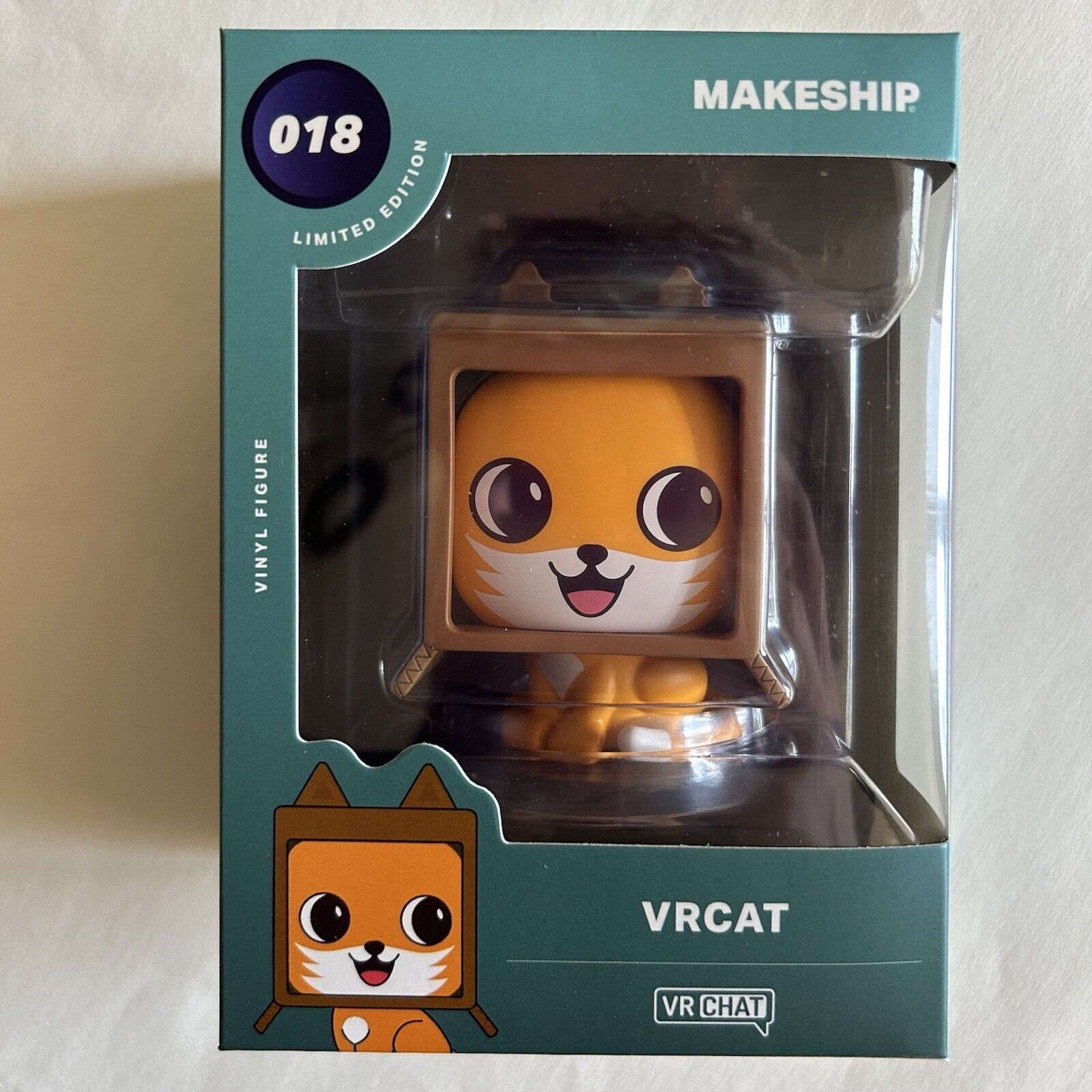Brand New VRCat #018 MakeShip Vinyl Figure LE (Only 1,974 Made) VRChat *Read*