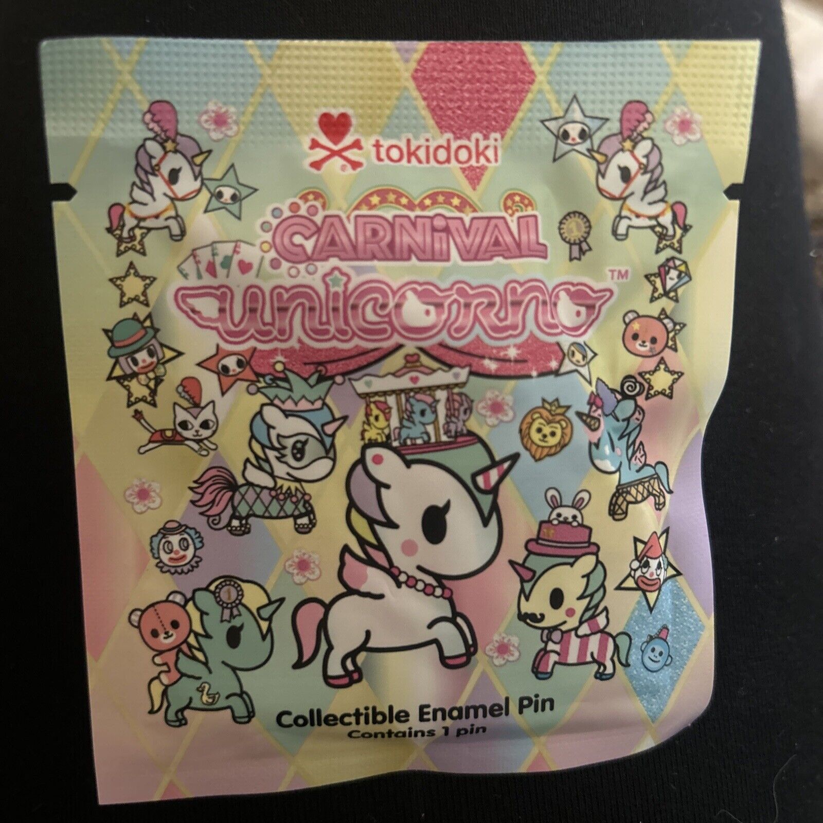 Tokidoki Carnival Unicorn Collectible Enamel Pin