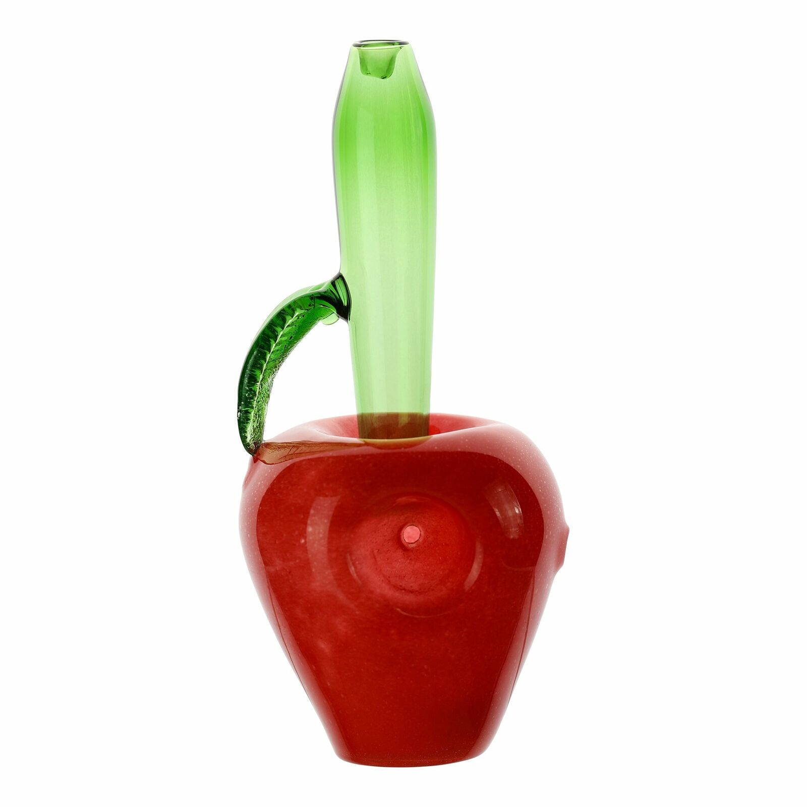 7.5 Inch Cool Red Apple Tobacco Smoking Glass Hand Pipe