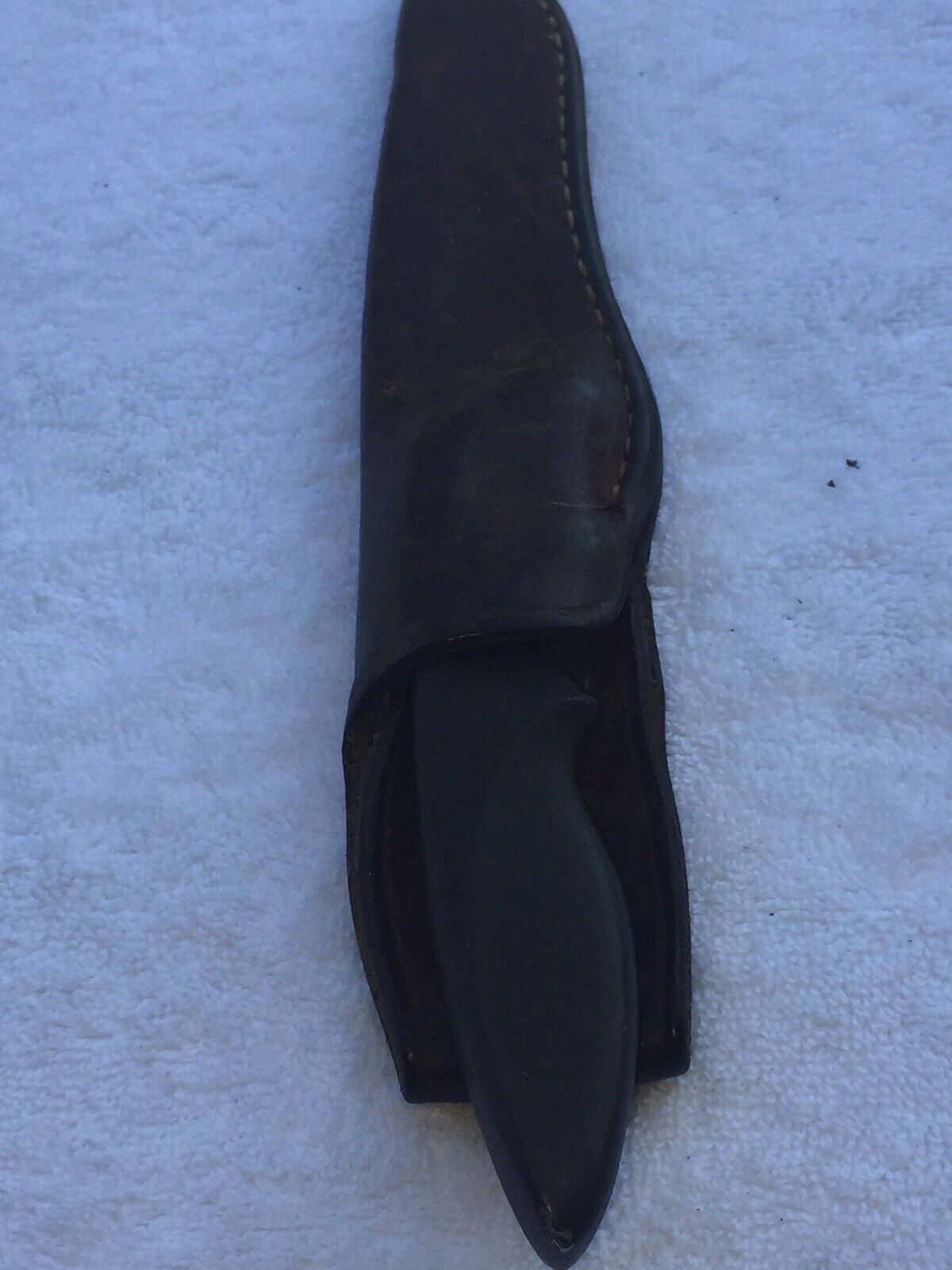 Vintage Gerber Mini-magnum Hunting Fixed Blade Knife W/Sheath Made In Usa