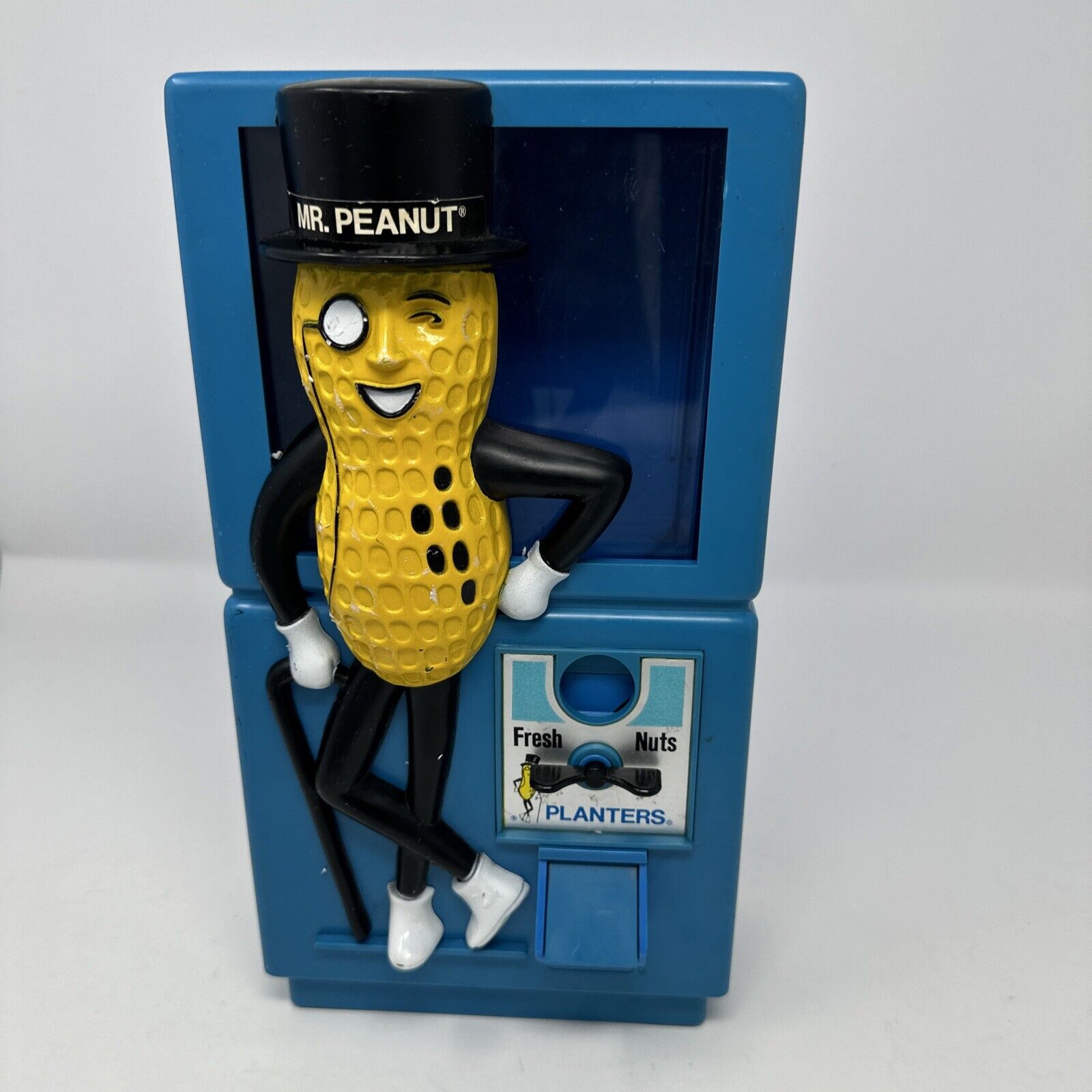 Vintage Tarco Planters Fresh Nuts Mr. Peanut Dispenser Please Read