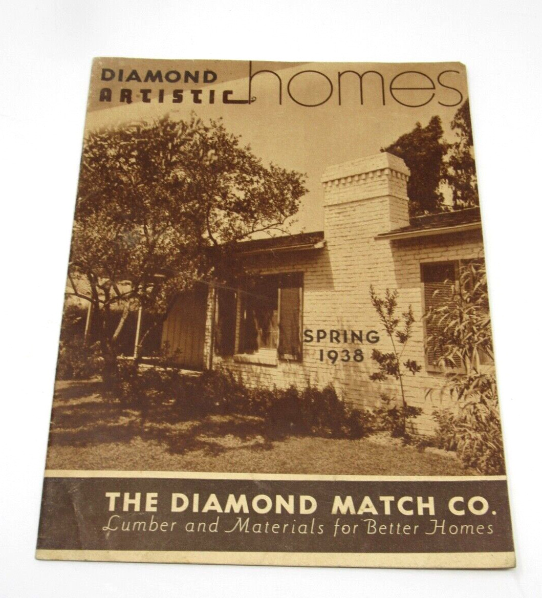 Chico California Diamond Match Lumber Company 1938 Artistic Home Brochure Plans