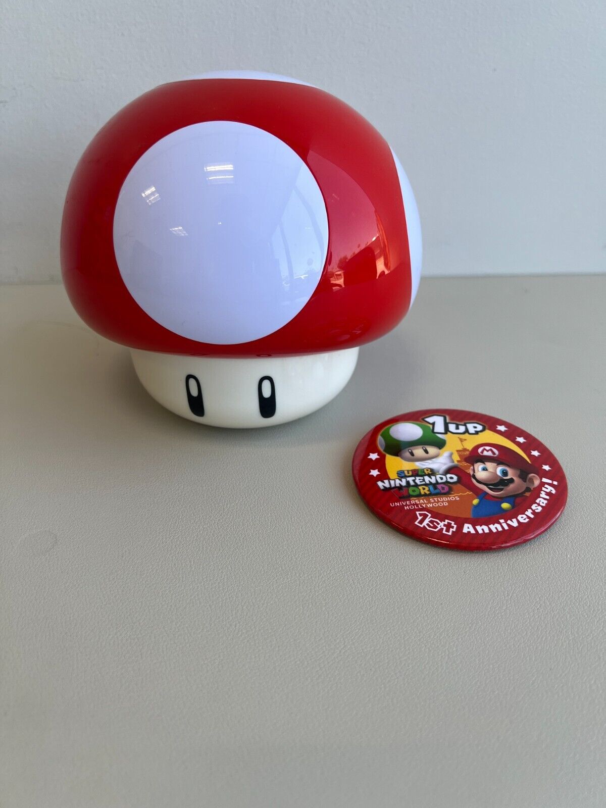 Super Nintendo World Mushroom Bowl Toadstool Cafe and Pin