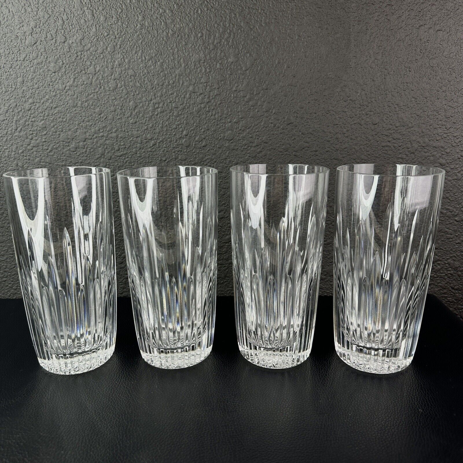 Set of 4 Marquis by Waterford Crystal Highball Glass Tumbler Glasses