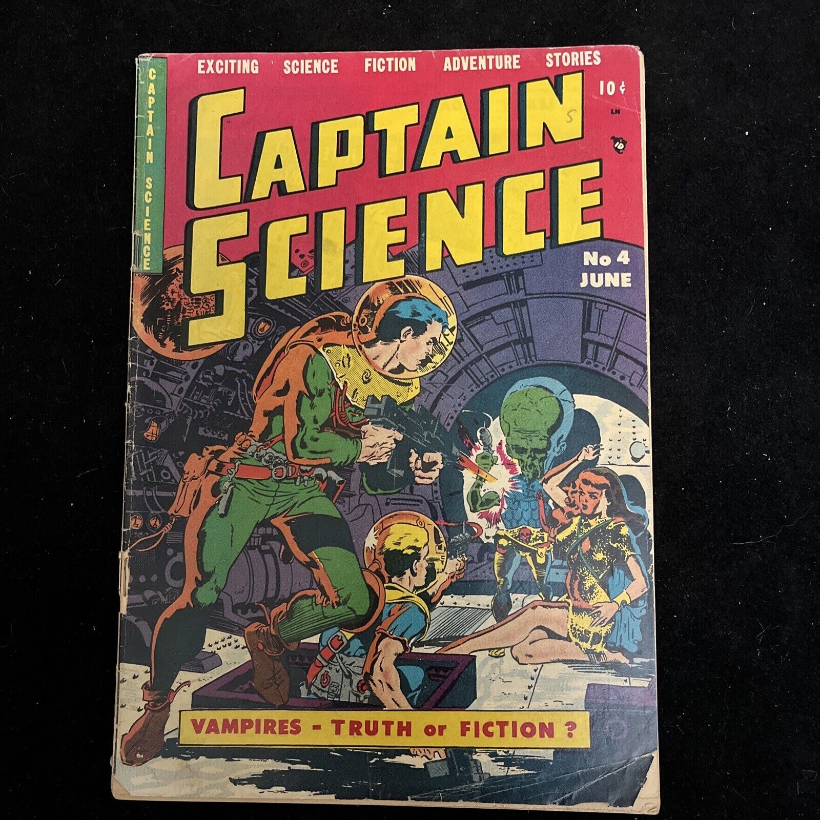 Captain Science #4  1951 - Youthful  F/GD- Comic Book