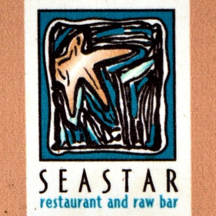 Vintage 1990s Seastar Restaurant & Raw Bar Menu Bellevue Washington