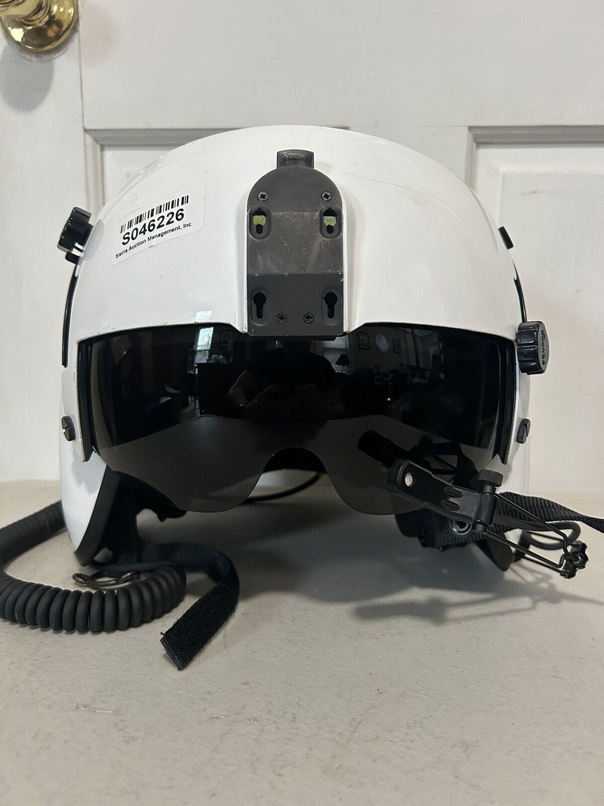 Gentex HGU-56/P Size Medium Aircraft Flight Helmet White