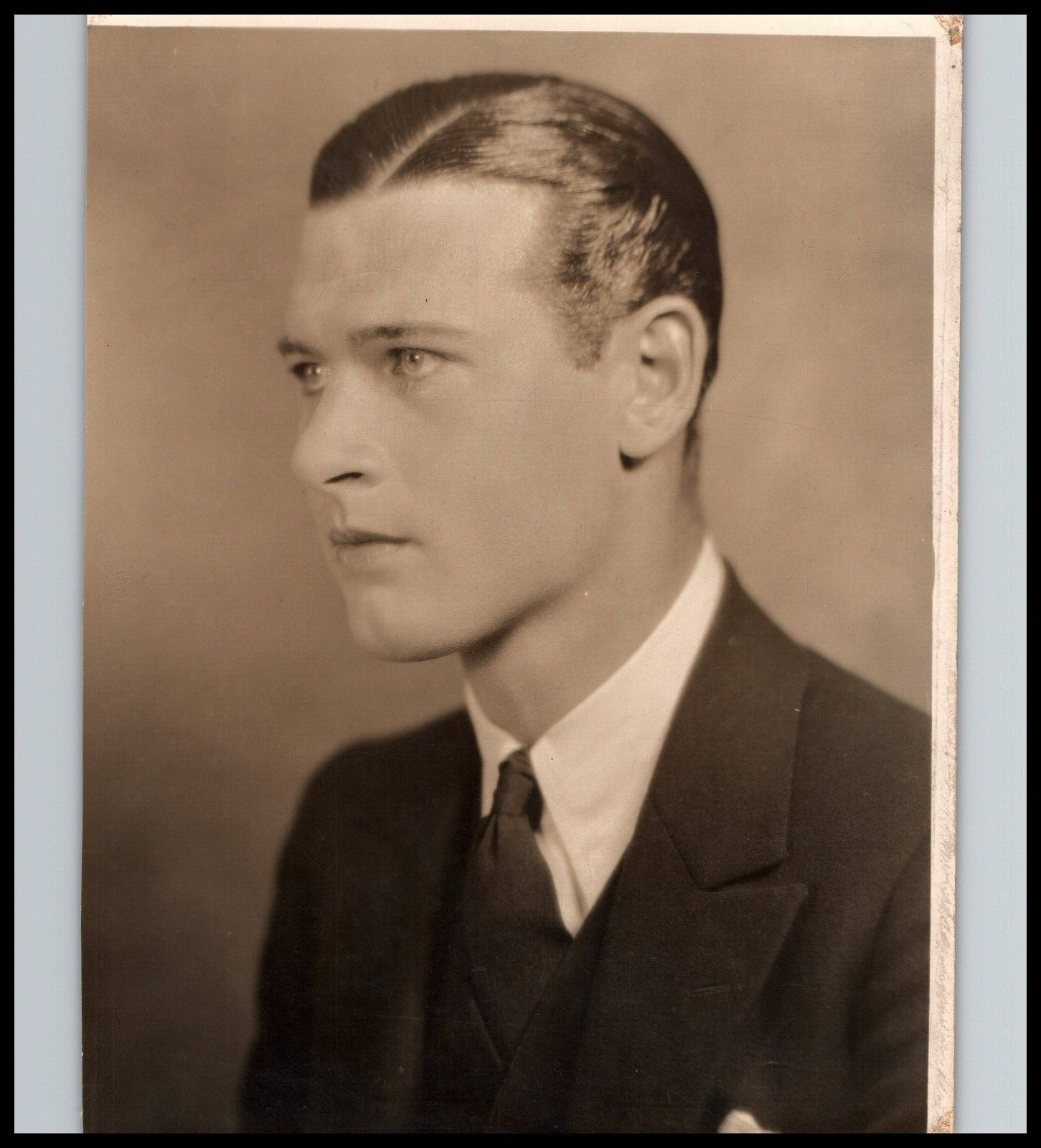 Hollywood RICHARD ARLEN 1920s EARLY DBW HANDSOME PORTRAIT ORIGINAL Photo 668