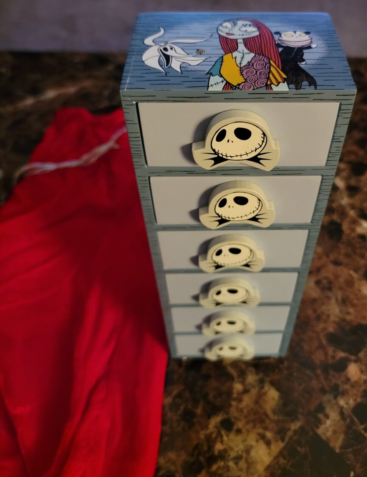 Disneyland Nightmare Before Christmas 2004 Haunted Mansion Holiday Chest 6 Pins
