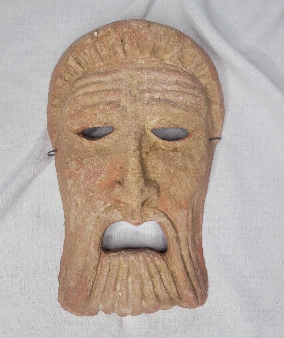 Antique Clay Cerimonial Merida Mask