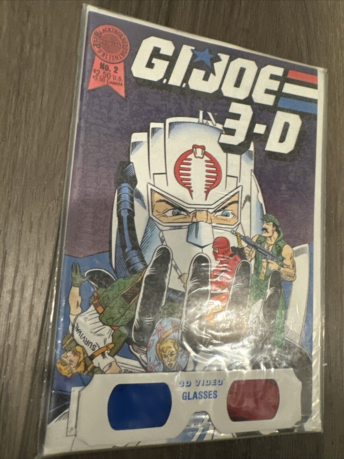 GI Joe 3-D #2B NM 1989