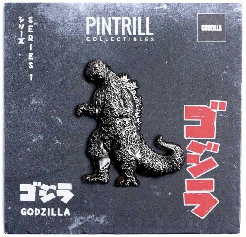 ⚡RARE⚡ PINTRILL x TOHO 3D GODZILLA PIN *BRAND NEW SEALED* JAPAN EXCLUSIVE