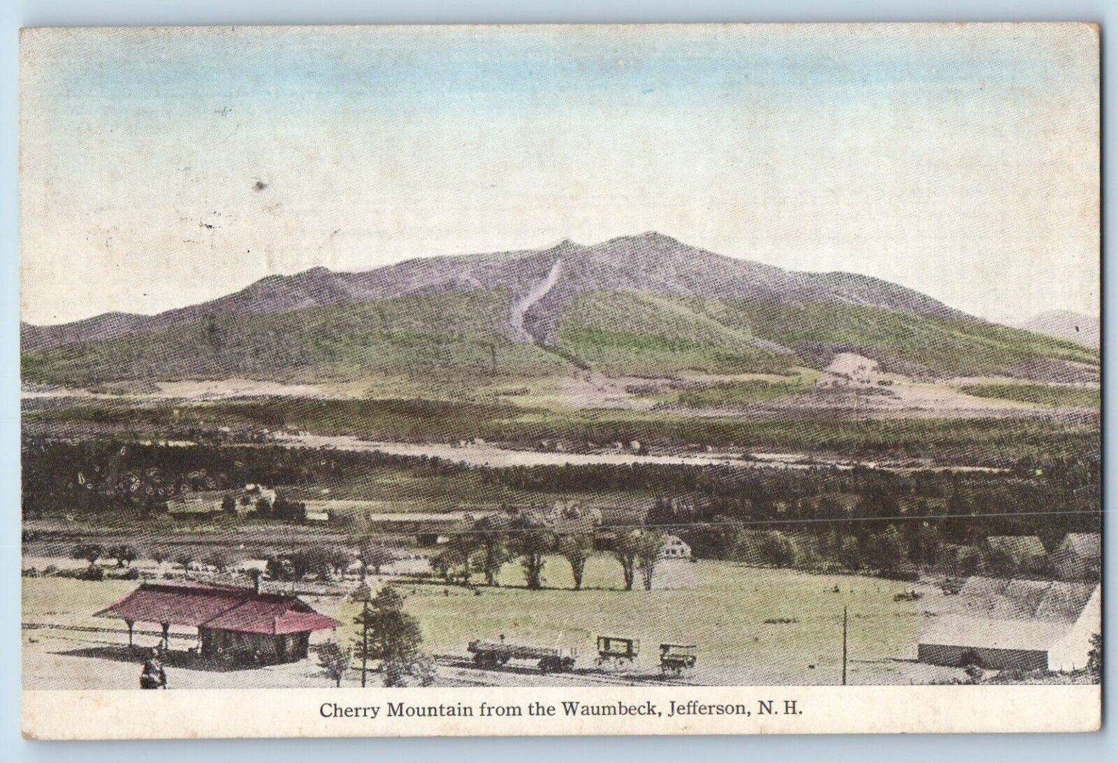 Jefferson New Hampshire Postcard Cherry Mountain Waumbeck c1921 Vintage Antique