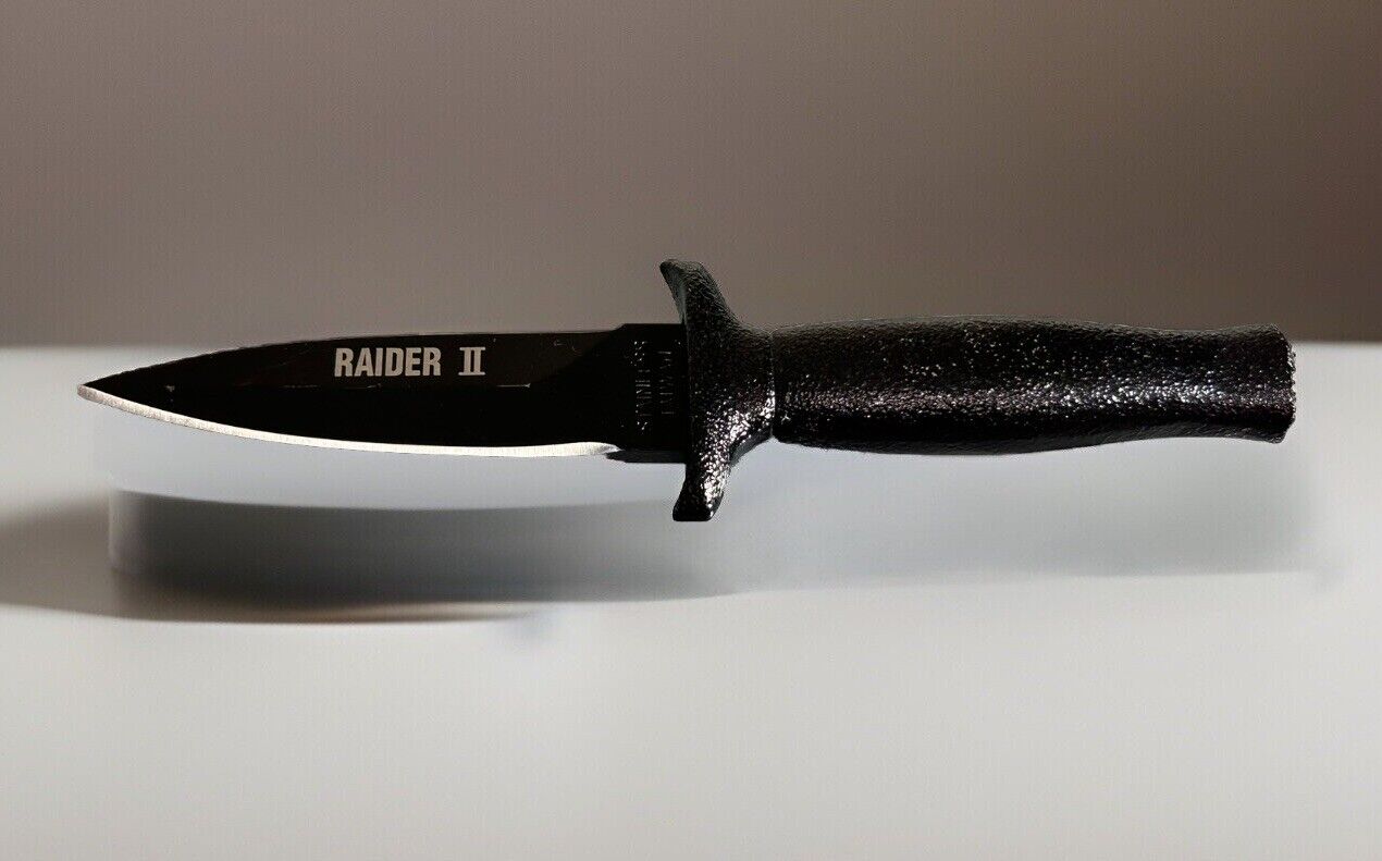 Vintage Raider II Boot Knife With Sheath Used 
