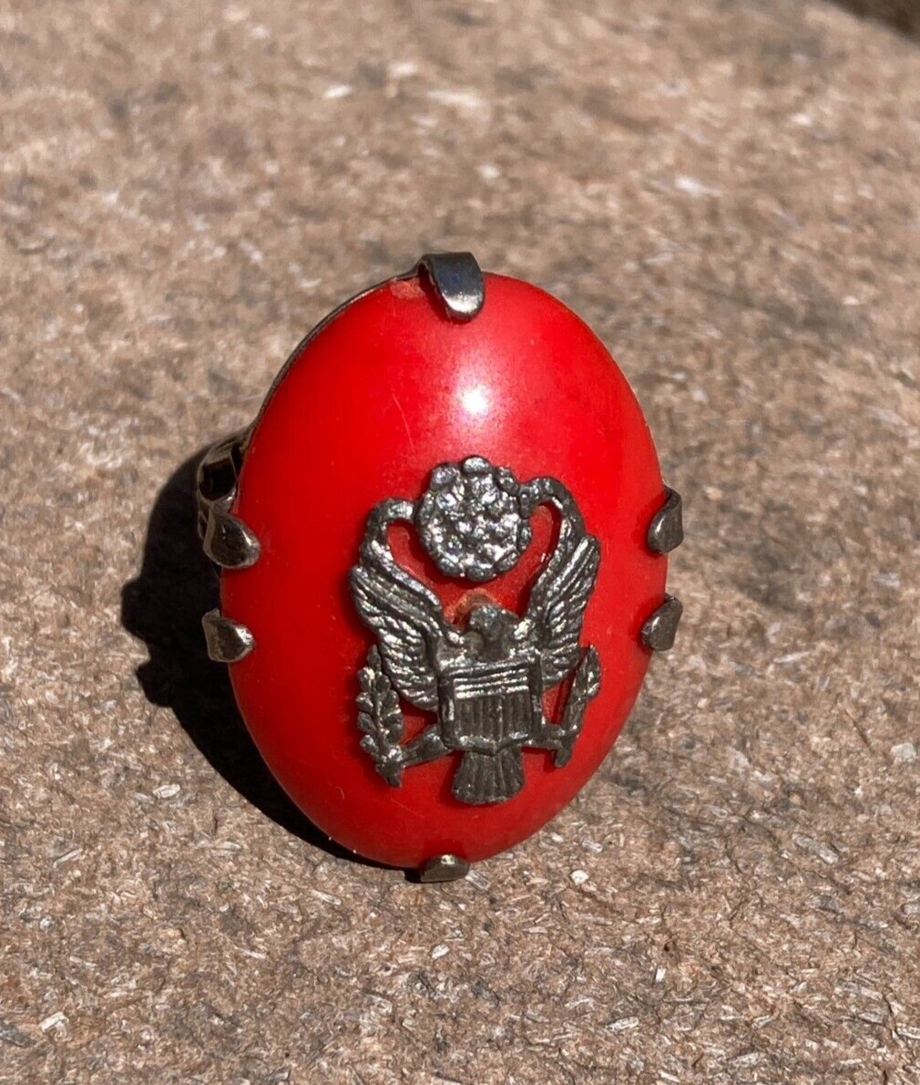 WW2 US Army Military Sweetheart Home Front Costume Jewelry Ring