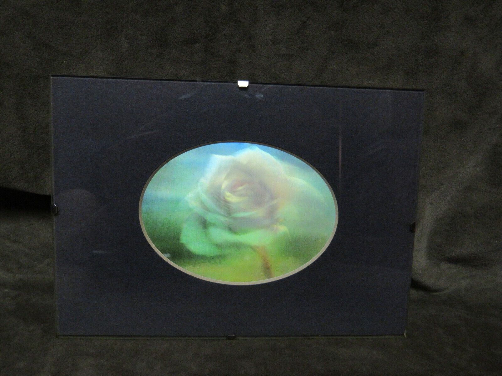 Rare 1980's Elusive Image Dallas Texas 3-D Hologram Halography Image of Rose