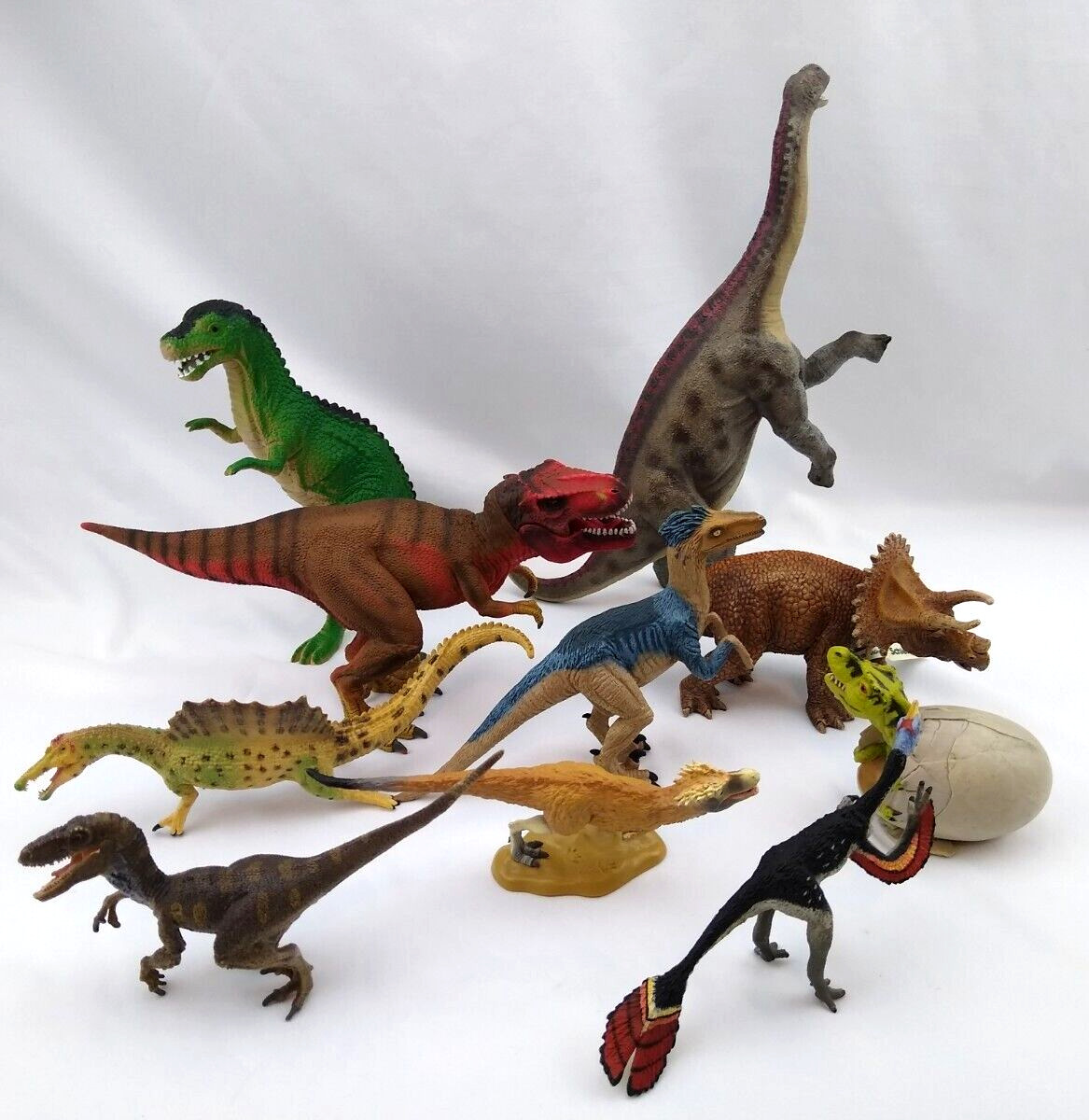 Dinosaur Schleich Safari CollectA Jaru Prehistoric Realistic Lot of 10 Figures