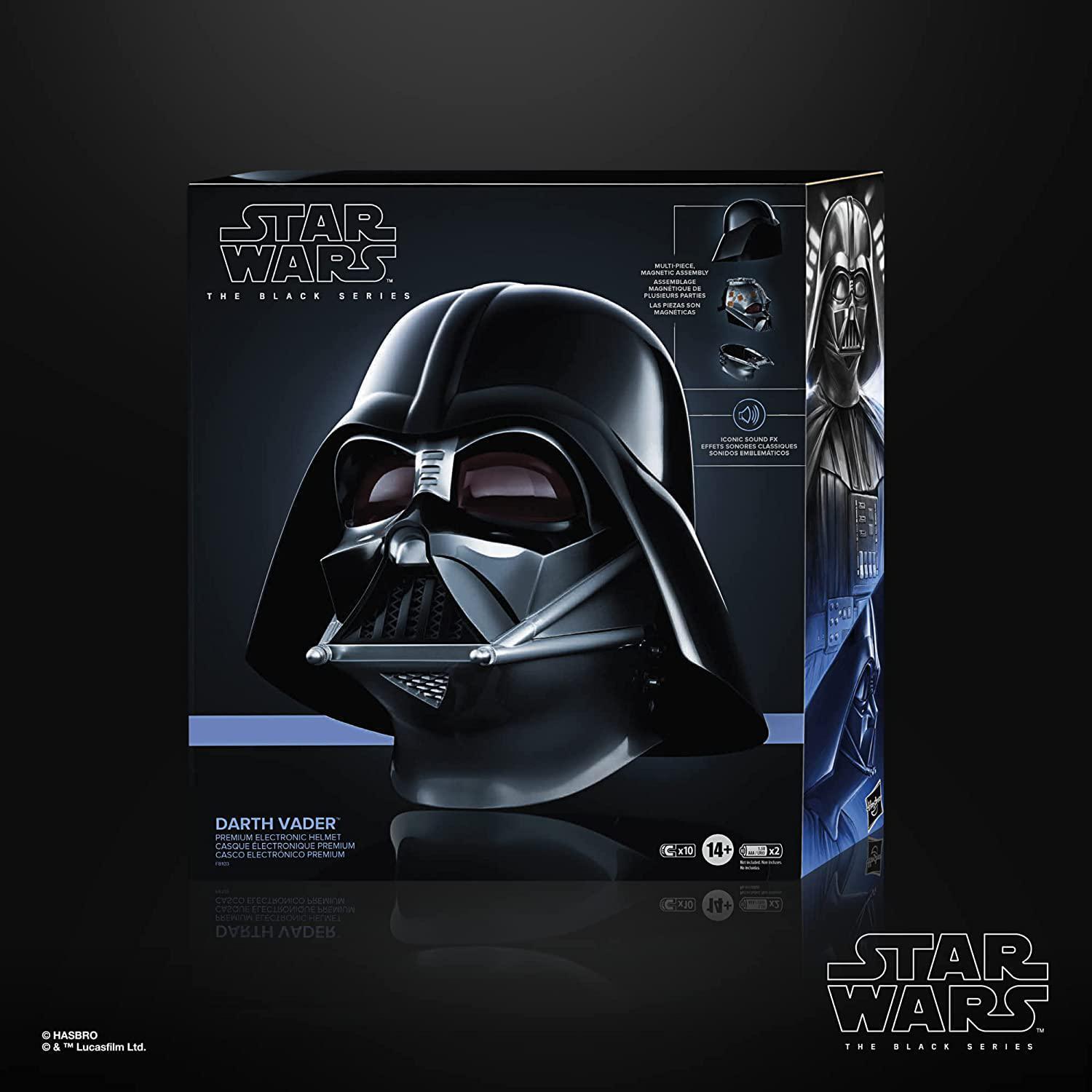Star Wars The Black Series Darth Vader Premium Electronic Helmet, OBI-Wan Kenobi