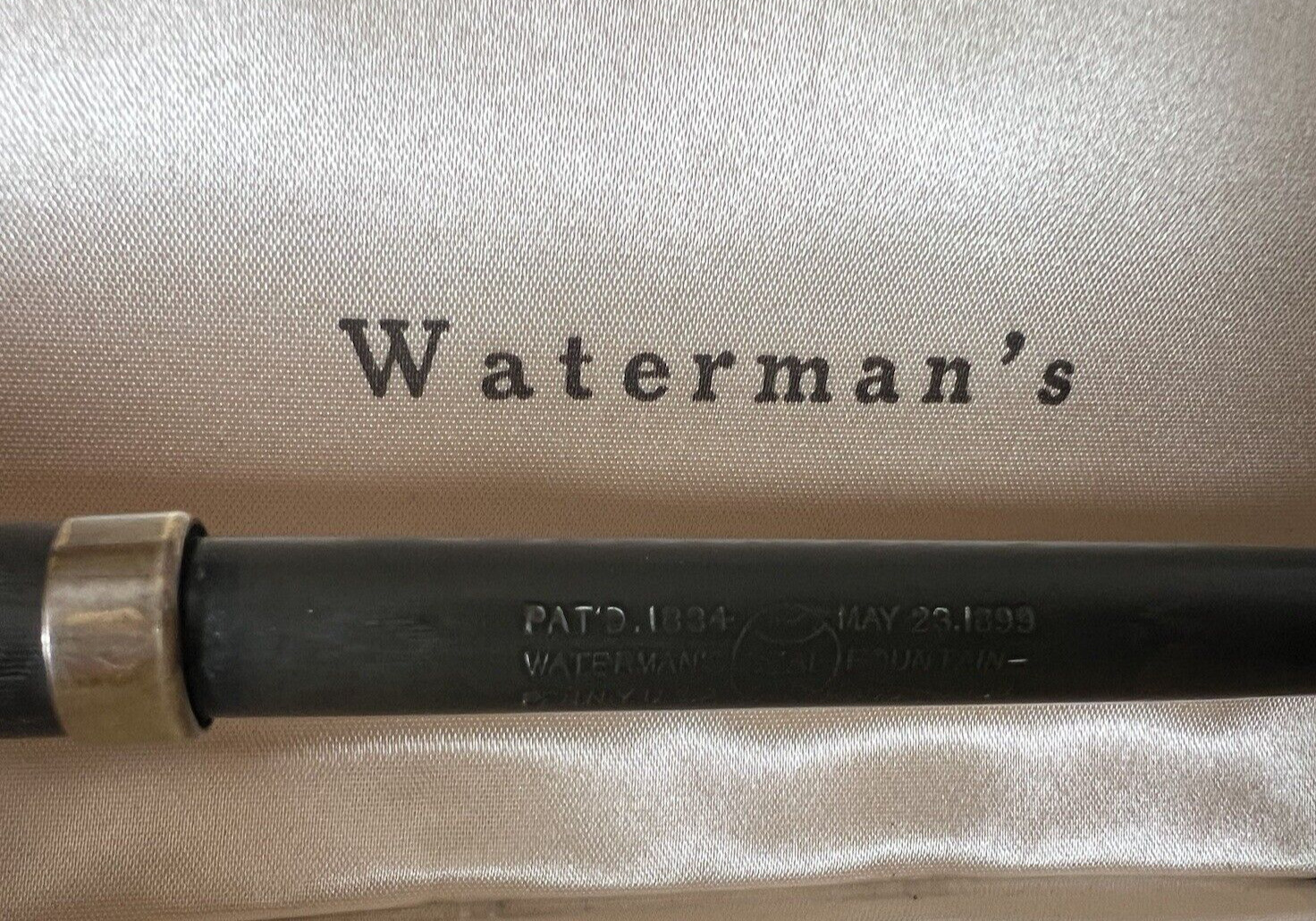 WATERMAN'S Ideal 12 Pen Fountain Pen Jewel Man Marking Antique Of 1903