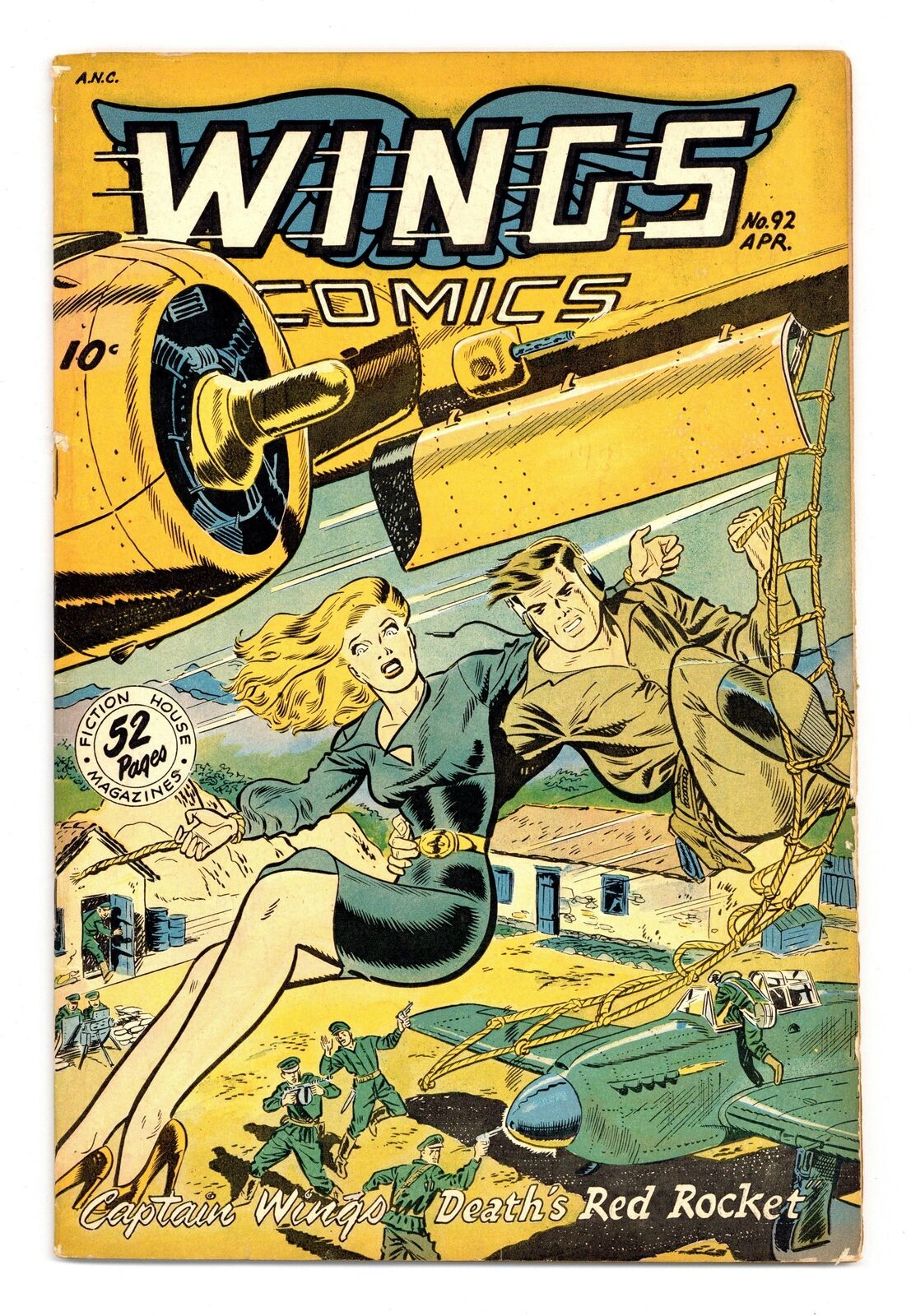 Wings Comics #92 GD/VG 3.0 1948