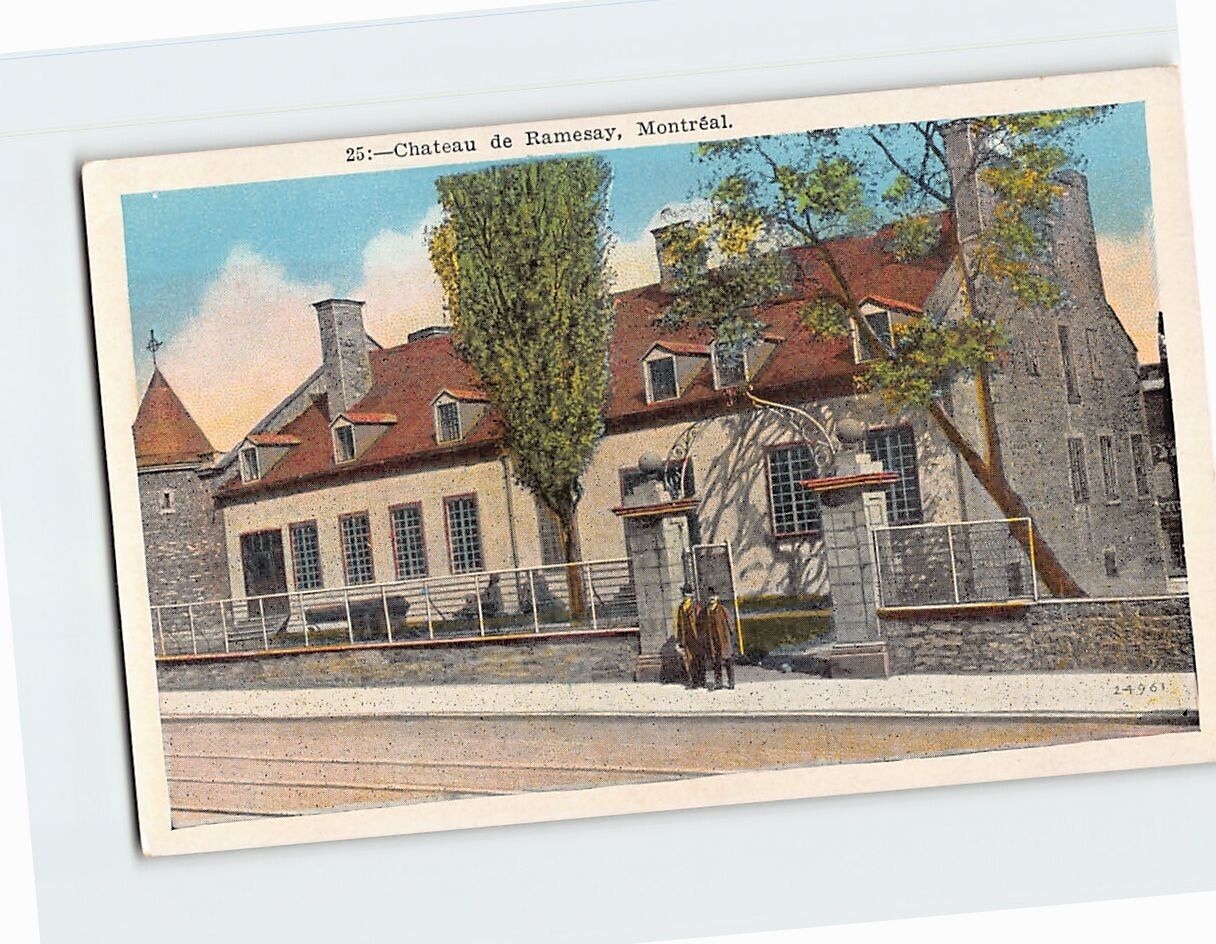 Postcard Chateau de Ramesay Montréal Québec Canada