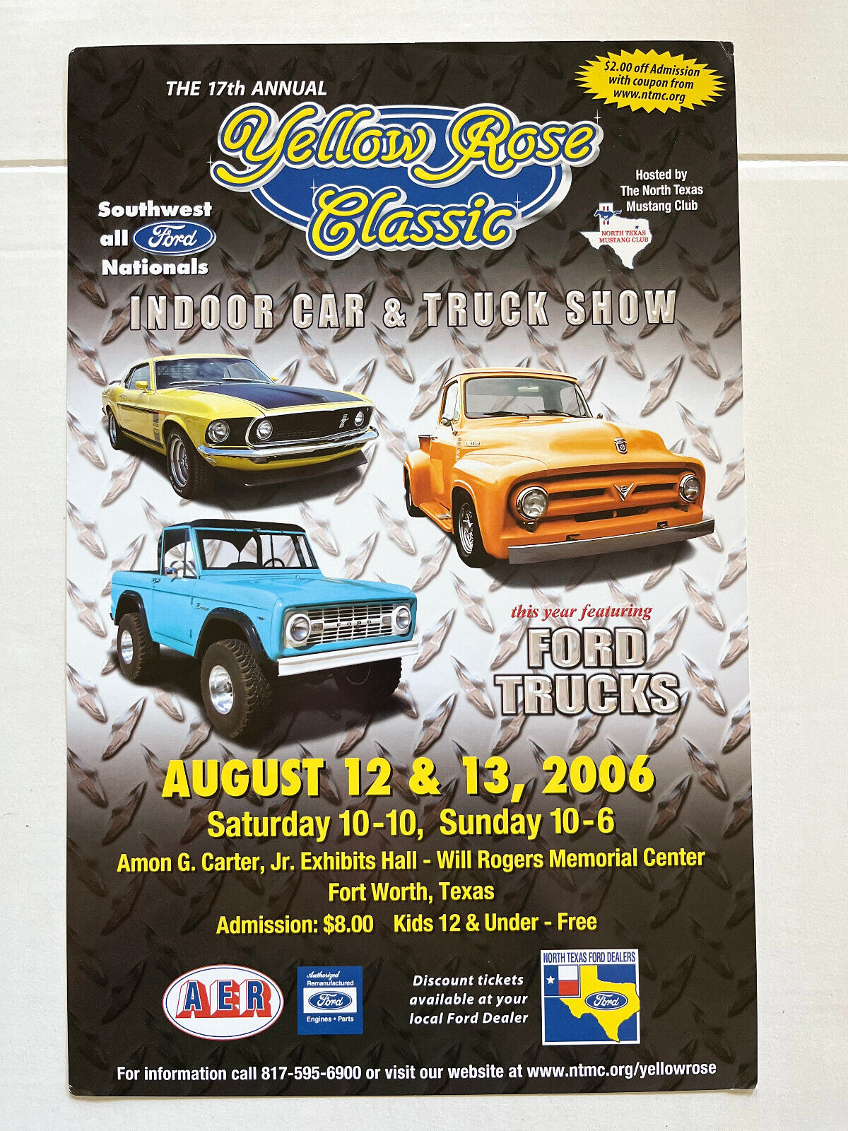 YELLOW ROSE CLASSIC SW All FORD Nationals 2006 POSTER - 11