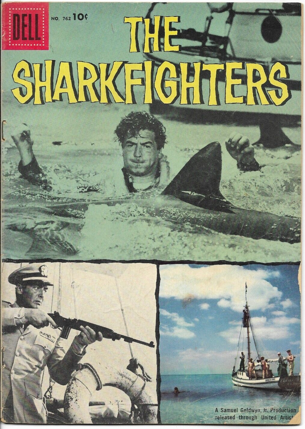 The Sharkfighters #762 Dell Four Color Comic 1956 VG