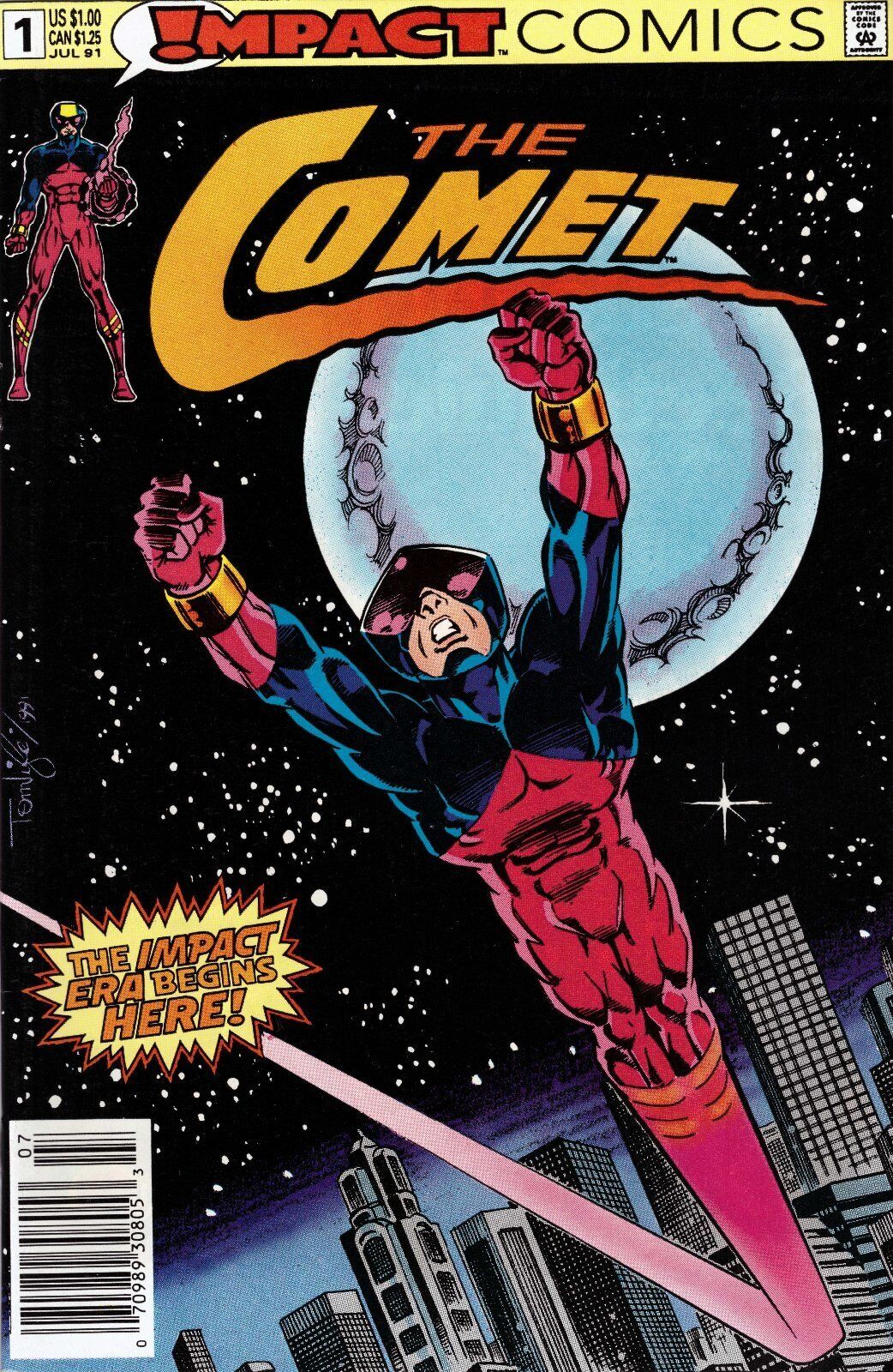 The Comet #1 Newsstand Cover (1991-1992) DC Comics