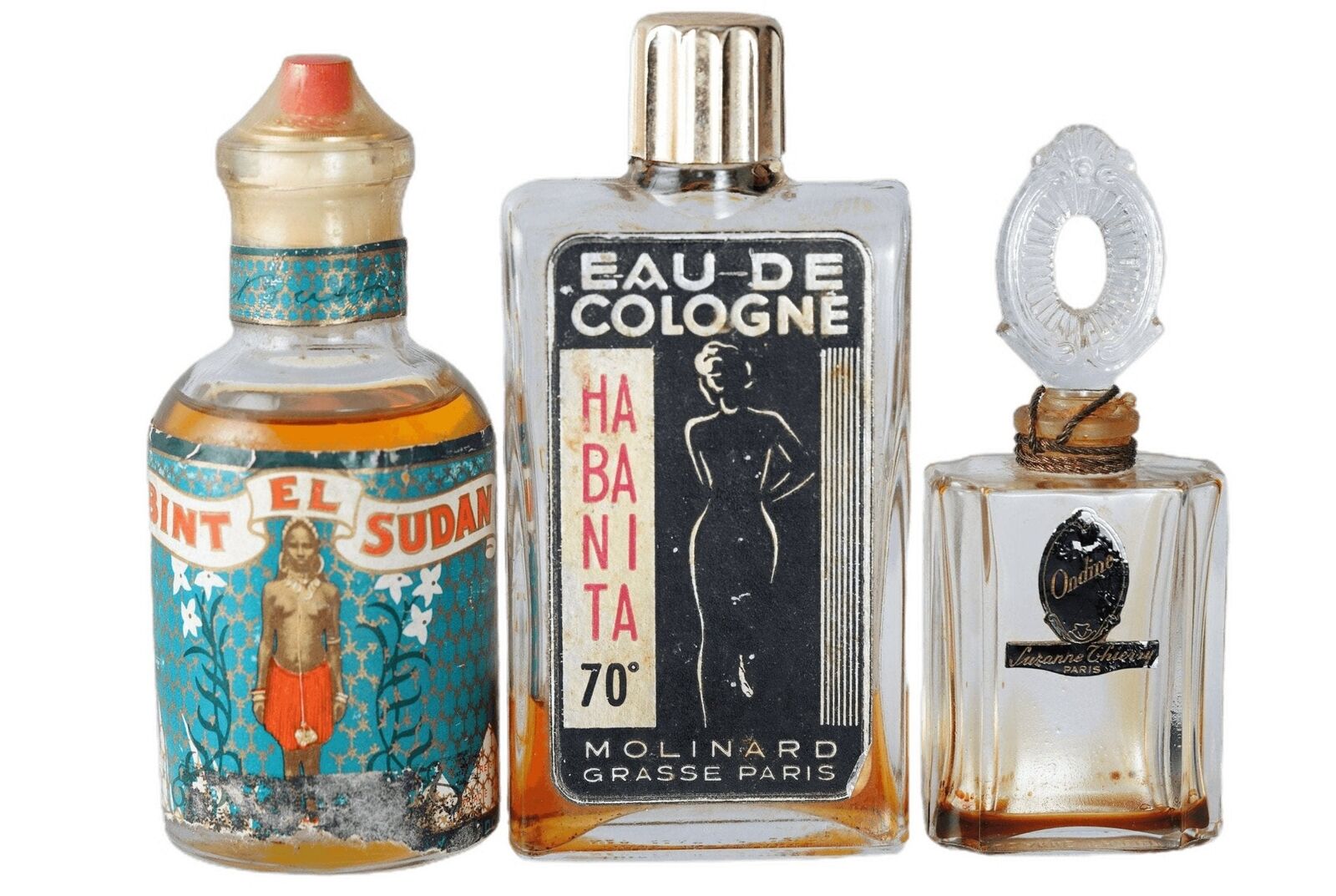 c1940's French Perfume Bottles