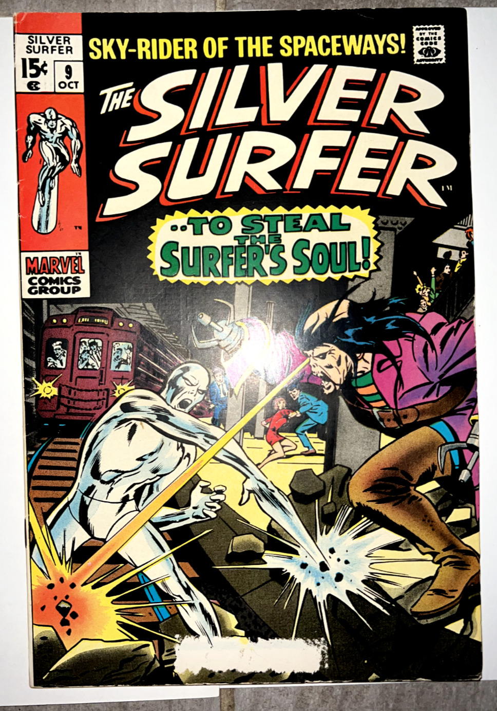 Silver Surfer #9 (10/1969) VG/F Silver Age Marvel Comic