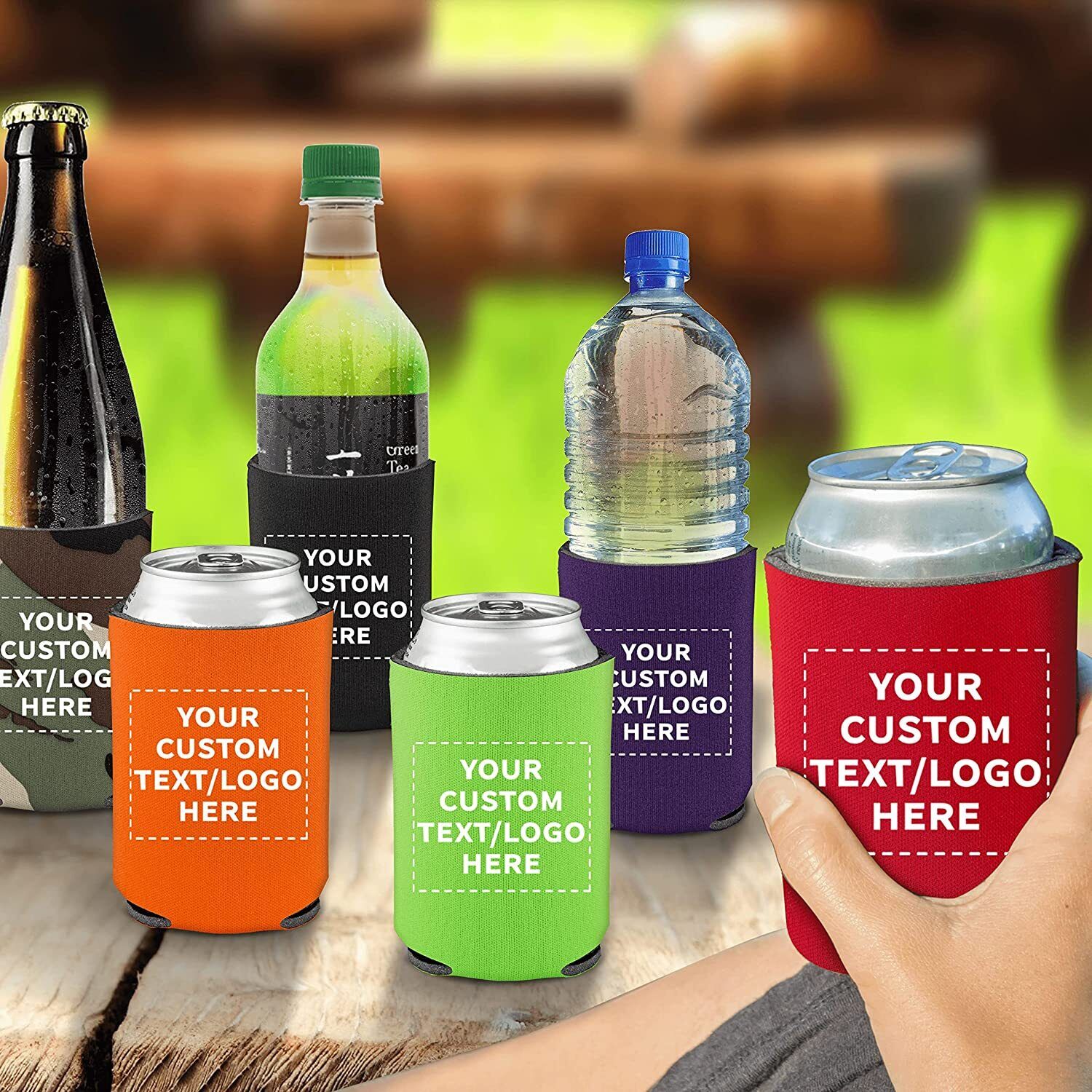 Personalized Funny- Lake Theme - Can Coolers - Coolies - Koozies - 500 PCS