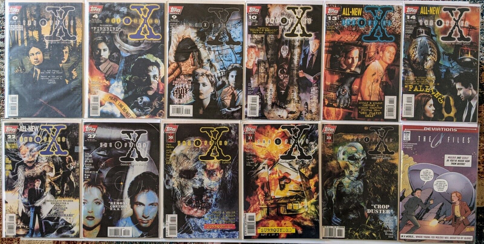 X-FILES Comic lot of 27 Most of the complete original series plus more 