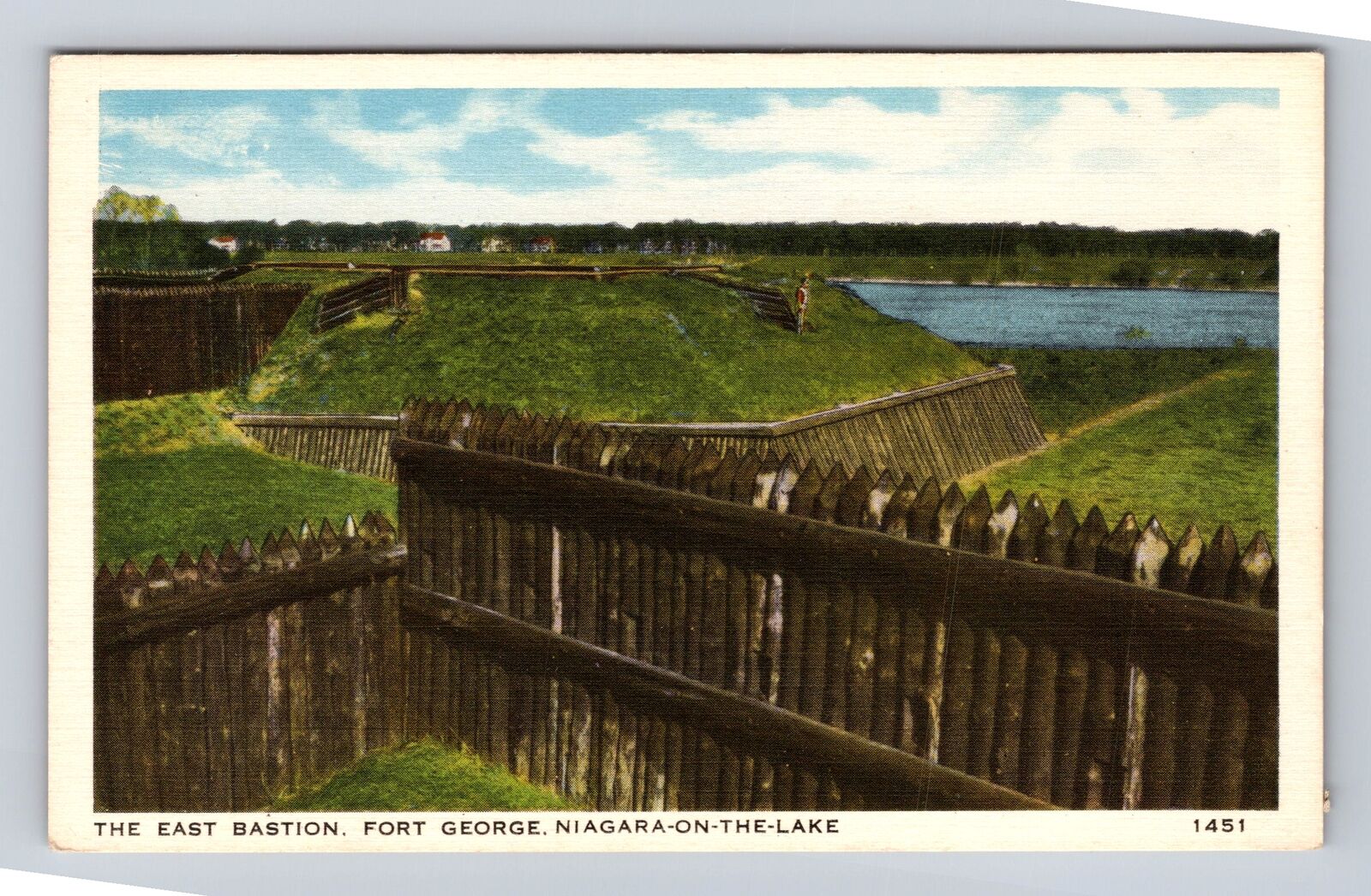 Niagara On The Lake ON-Ontario Canada, The East Bastion, Vintage Postcard