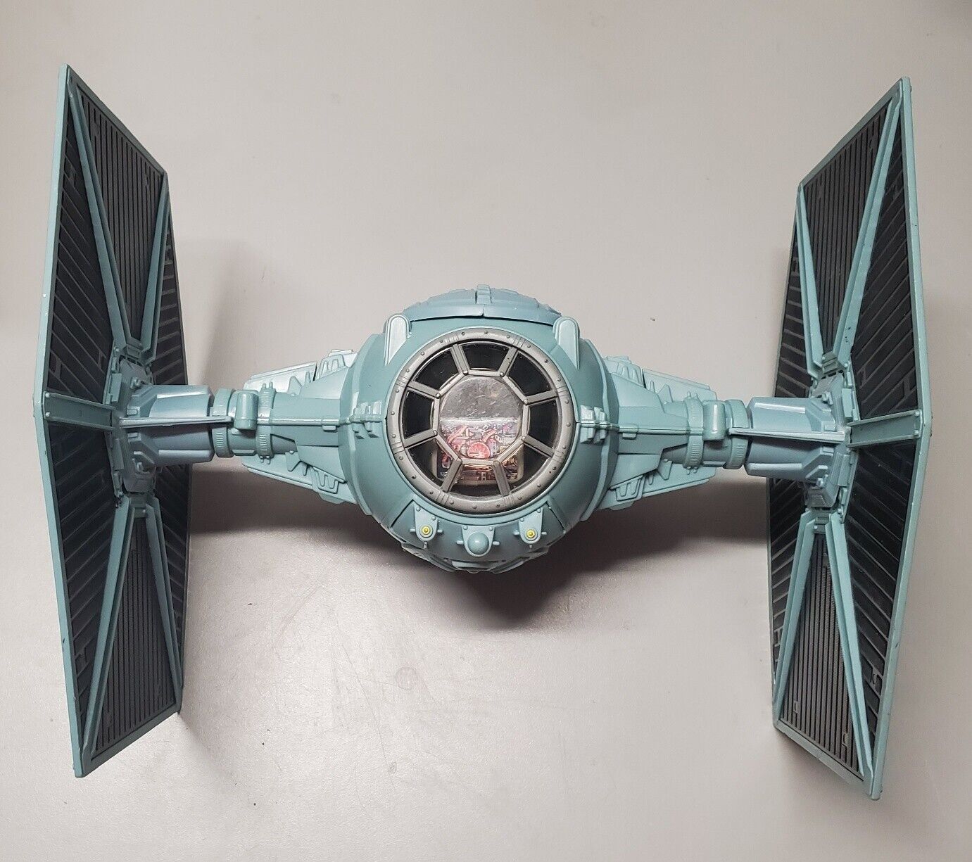 Vintage 1995 Star Wars Tonka TIE Fighter with Detachable Wings Complete Blue