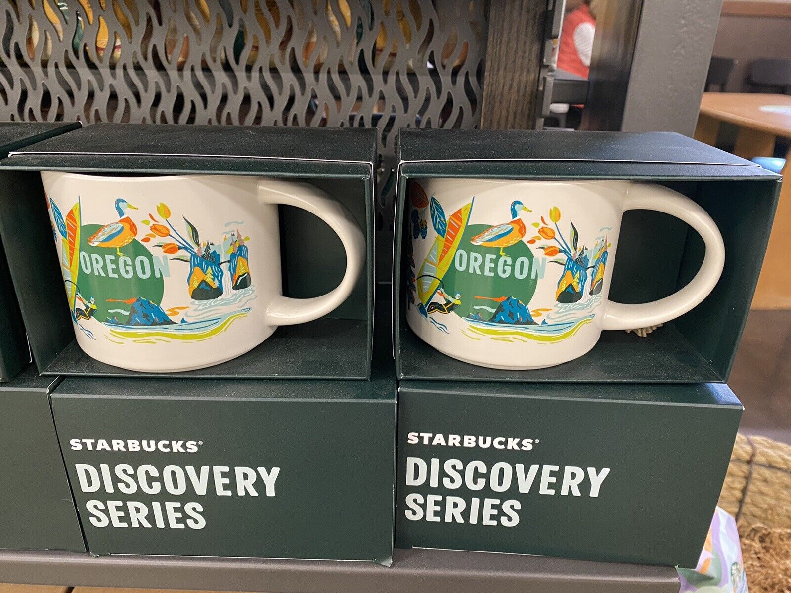 New 2024 Starbucks Oregon 14oz Coffee Mug - Discovery Series