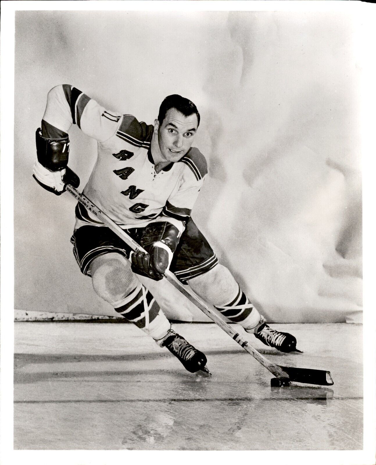 PF11 Original Photo DEAN PRENTICE 1952-63 NEW YORK RANGERS NHL HOCKEY LEFT WING