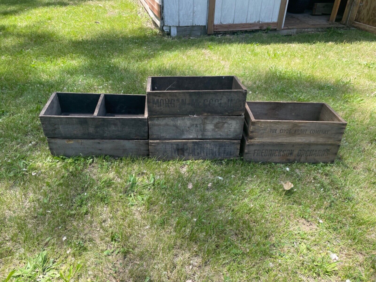 Vintage Michigan Wooden Cherry Lug - Crate