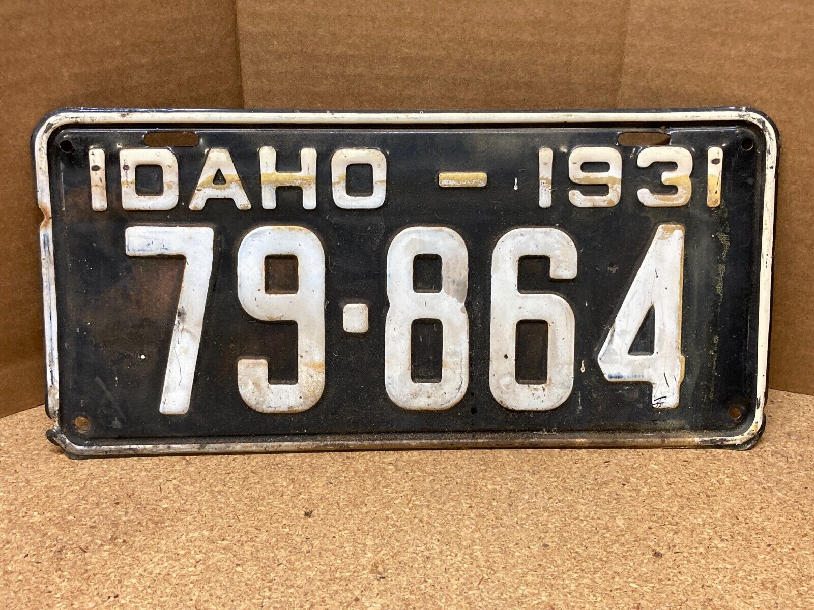 1931 Idaho License Plate 79-864