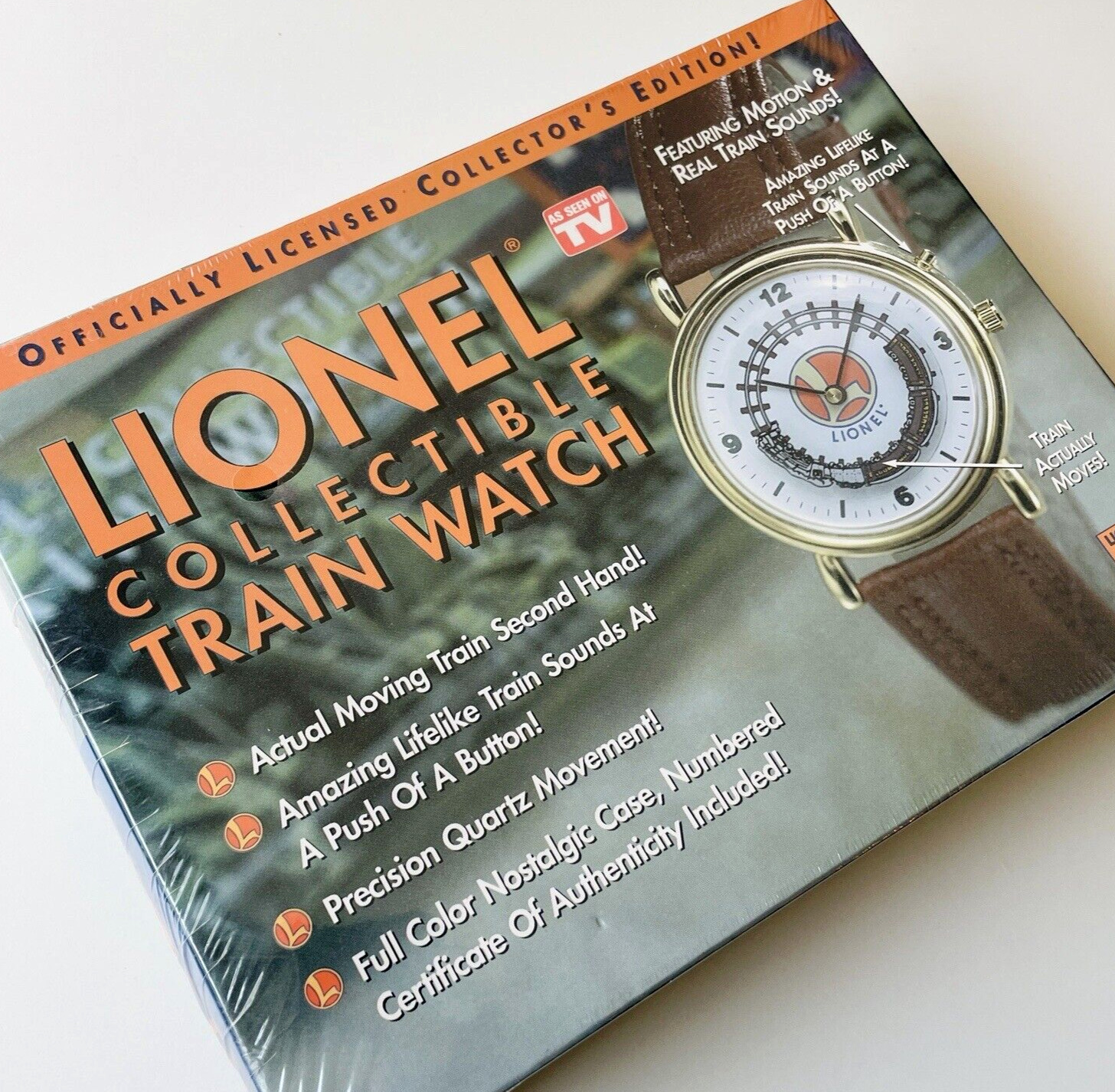 Lionel Trains Collectible Train Wrist Watch with Case [NEW + SEALED] Gift