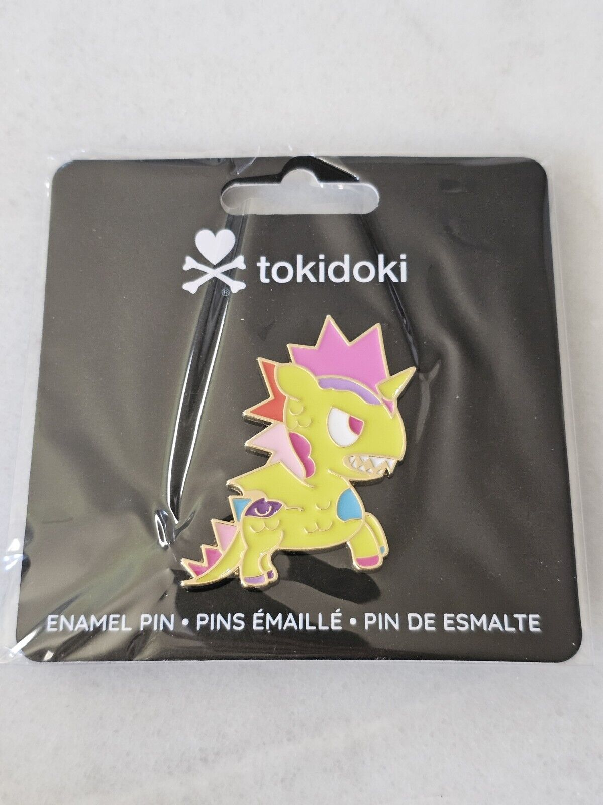 Tokidoki Holiday Unicorno Enamel Pin, Kaijucorno Green Kaiju Limited Edition 