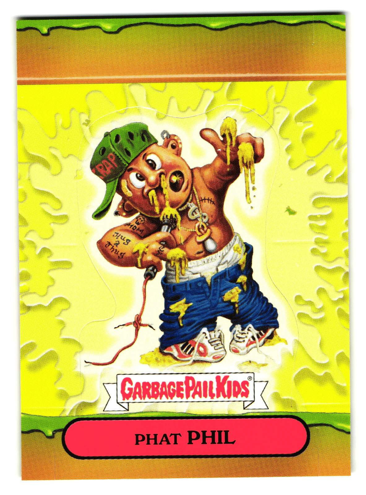 Phat Phil #4 2004 Topps Garbage Pail Kids All-New Series 3 Pop-up Plastic Card